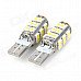 LY109 T10 160lm 6000k 28-SMD 1210 LED White Light Car Width Lamp Bulbs - White (DC 12V / 2 PCS)