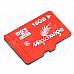 Maxchange microSD Micro SD HC / TF Memory Card - Red (16GB / Class 4)