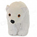 Emulational Polar Bear Doll - White