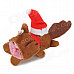 FT604 Christmas Style Plush Finger Puppets Toys - Multicolored (5 PCS / Pack)