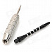 Professional Sharp Stainless Steel Darts Set - Black + Silver (3 PCS / ECG Pattern Flight)