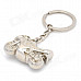 Motorcycle Zinc Alloy Keychain - Silver