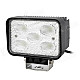 50W 4500lm LED Vehicle White Light Working Auxiliary Lamp - Black (10~30V)