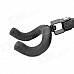 Instrument Iron + Sponge + Plastic Hook w/ Clip for Guitar - Black