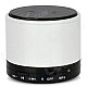S10 Portable Ceramic 2-Channel Bluetooth v2.1 Speaker w/ Microphone / TF / LED - White + Black