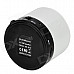 S10 Portable Ceramic 2-Channel Bluetooth v2.1 Speaker w/ Microphone / TF / LED - White + Black