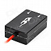 USB 2.0 Male to 2 x 6.3mm Audio Adapter Cable - Black + Transparent Red (88cm-Cable)