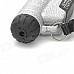 OH Long Gun Shape Windproof Zinc Alloy Butane Gas Lighter - Silver