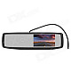 RV-431 4.3" TFT LCD Display Car Vehicle Rearview Mirror Monitor - Black