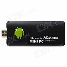 Rikomagic MK802 IIIS Android 4.2 Google TV Player w/ Wi-Fi / 1GB RAM / 8GB ROM / HDMI - Black