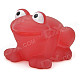 HC021 Cute Color Change Funny Floating Frog Bath Toy for Kids - Red