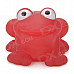 HC021 Cute Color Change Funny Floating Frog Bath Toy for Kids - Red