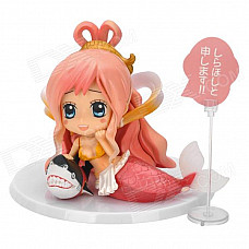 Cute Mini Sea-Maid Princess Shaped PVC Decoration Toy - Pink
