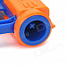 Manual Launch Outdoor Indoor Sponge Ball Gun Toy for Kids - Blue + Orange