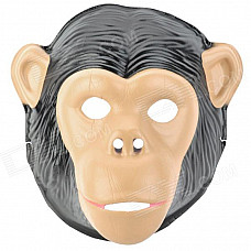 3D Madagascar Orangutan EVA Face Mask w/ Elastic Strap for Children - Black + Beige