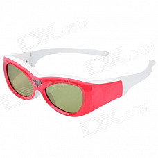 Gonbes G07-DLP 3D Active Shutter DLP-Link Glasses for 3D Projector - Red + White