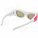 Gonbes G07-DLP 3D Active Shutter DLP-Link Glasses for 3D Projector - Red + White