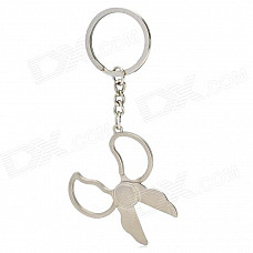 Scissors Pendant Tool Zinc Alloy Keychain - Silver