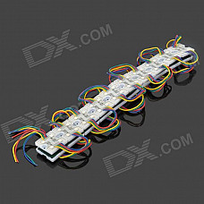 0.96W 30lm 4 x 20-SMD 5050 LED RGB Light Sign / Decoration Module - White (DC 12V)