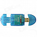 kawau C206 Ceramic Printing Pattern High Speed USB 2.0 SDHC / SD - Blue