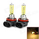 D&Z H11Y H11 55W 1160lm 3000K Yellow Vehicle Car Headlamp Light Bulb (12V)