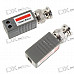 Video Balun Transceivers - Shielded BNC Video over UTP Cable Adapters (2-Piece Set)