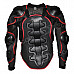 YW002 Square Mesh Motorcycle / Cycle / Racing Safety Body Protection - Black + Grey + Red (L)