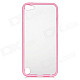 Stylish Protective Plastic Back Case for Ipod Touch 5 - Pink