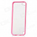 Stylish Protective Plastic Back Case for Ipod Touch 5 - Pink