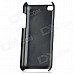 Skull Pattern Protective Plastic Back Case for Ipod Touch 4 - Black