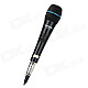 Transhine PCM-5520 Professional Wired KTV Karaoke Capacitance Microphone - Black (1 x AA)