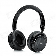 Hi-Fi Stereo Bass Bluetooth v2.1 Headphones w/ Microphone - Black