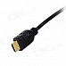 Gold Plated Vertical Mini HDMI V1.3 Male to HDMI Male Cable - Black (130cm)