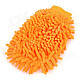 MH-M01 Double-Face Microfiber Wash Cleaning Mitt - Orange