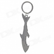Stylish Shark Bottle Opener Keychain