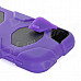 Robot Style Detachable Protective Plastic + PC Case for Ipod Touch 5 - Purple + Black