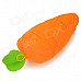 2543 Carrot Shaped PP Cotton Plush Throw Pillow - Orange (40cm-Length)