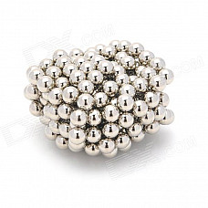 QS-5MM216 DIY 5mm Round Neodymium Magnets - Silver (216 PCS)