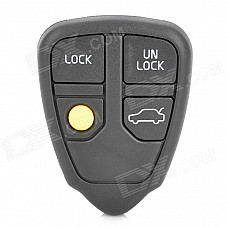 AML030761 VOLVO Automobile 4-Button Remote Control Key Case - Dark Grey