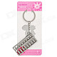 Stainless Steel Mini Abacus Counting Frame Keychain
