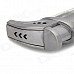 Stylish Windproof Butane Torch Lighter - Silver Grey