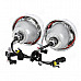 H1 H7 H4 9005/9006 35W 2800lm HID White Xenon Headlamps w/ Red & White 2-Angel Eye (12V / 2 PCS)