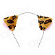 Cute Plush Leopard Grain Ears Pattern Headband