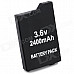 3.6V 2400mAh Rechargeable Battery Pack for PSP 3000/2000