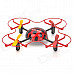 Huan Qi 882 Beetle Style 2.4G UFO 4-CH Remote Control Airplane - Black + Red (AA Battery)