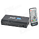 High Speed 40km/h H.264 HDMI 1080P MPEG4 Mobile Digital Car DVB-T2 TV Receiver - Black + White