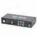 High Speed 40km/h H.264 HDMI 1080P MPEG4 Mobile Digital Car DVB-T2 TV Receiver - Black + White