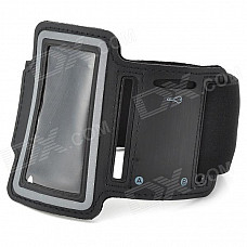 Stylish Sport Neoprene Armband for Ipod Nano 7 - Black