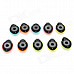 Funi CT-336 Lady Beetle Shape Magnet Stickers - Red + Orange + Green + Blue + Yellow (10 PCS)