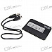 56-in-1 USB 2.0 SDHC SD/MMC/RS-MMC/XD/MS/M2/TF Card Reader with USB Cable (Black)